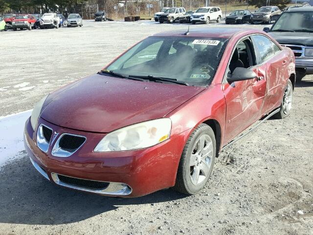 1G2ZG57N084166612 - 2008 PONTIAC G6 BASE RED photo 2