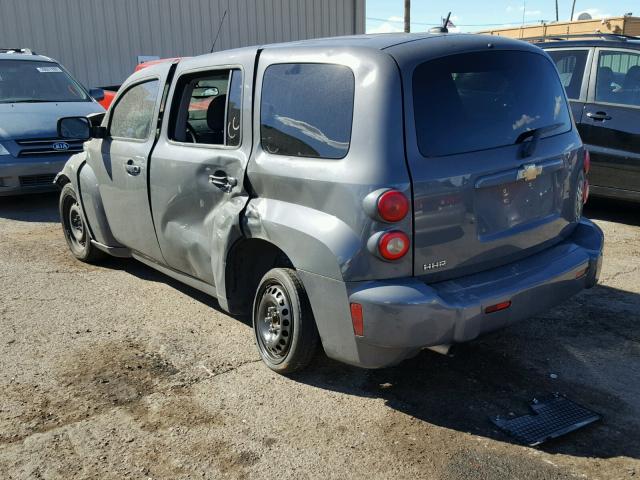 3GNCA13D18S702337 - 2008 CHEVROLET HHR LS GRAY photo 3