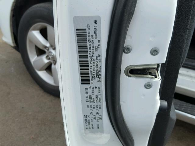 1C6RR6ZM4FS638259 - 2015 RAM 1500 HFE WHITE photo 10