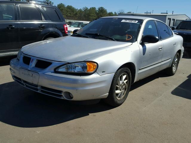 1G2NF52E04C138690 - 2004 PONTIAC GRAND AM S SILVER photo 2