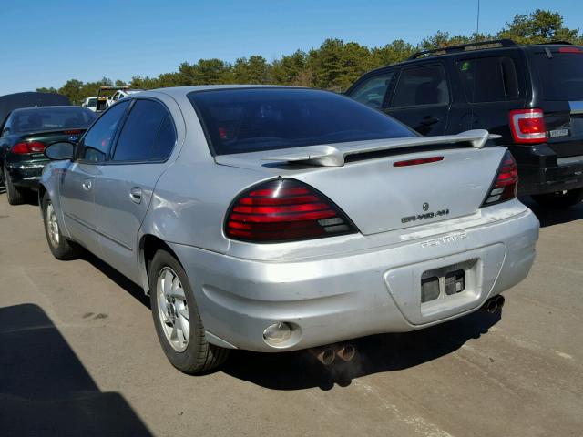 1G2NF52E04C138690 - 2004 PONTIAC GRAND AM S SILVER photo 3