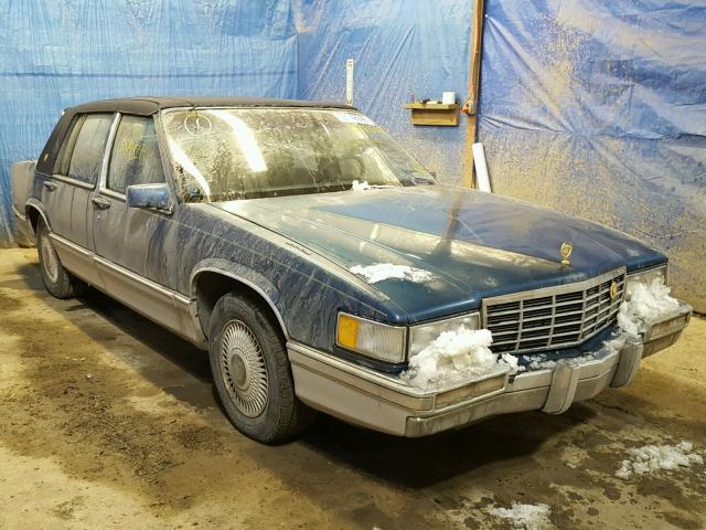 1G6CD53BXP4316541 - 1993 CADILLAC DEVILLE BLUE photo 1