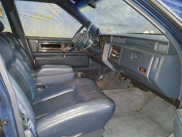 1G6CD53BXP4316541 - 1993 CADILLAC DEVILLE BLUE photo 5