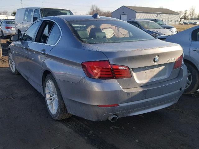 WBAFU7C55CDU62465 - 2012 BMW 535 XI GRAY photo 3