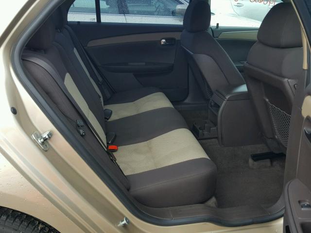 1G1ZG57N68F234937 - 2008 CHEVROLET MALIBU LS ოქროსფერი ფოტო 6