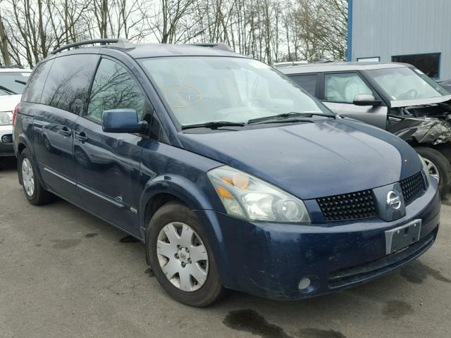 5N1BV28U16N103643 - 2006 NISSAN QUEST S BLUE photo 1