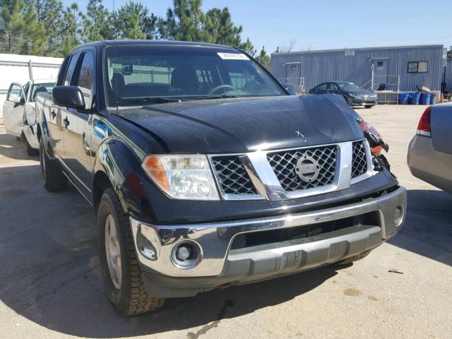 1N6AD09U17C407720 - 2007 NISSAN FRONTIER C BLACK photo 1