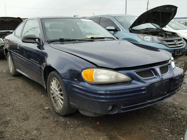 1G2NG12EXYM828436 - 2000 PONTIAC GRAND AM S ლურჯი ფოტო 1