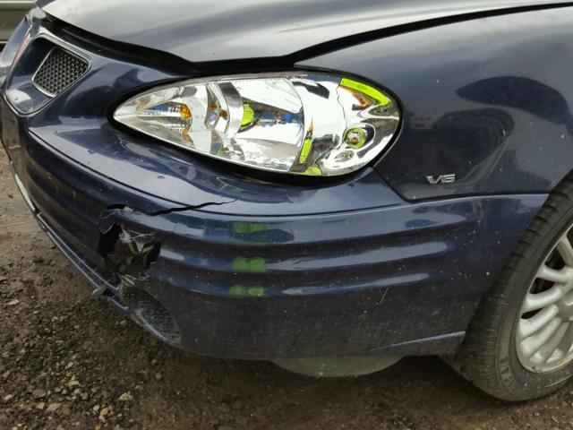 1G2NG12EXYM828436 - 2000 PONTIAC GRAND AM S ლურჯი ფოტო 9