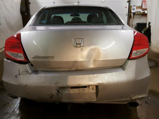 1HGCS1B87BA013956 - 2011 HONDA ACCORD EXL SILVER photo 9