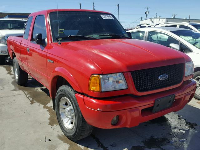 1FTYR14U92PA43368 - 2002 FORD RANGER SUP RED photo 1