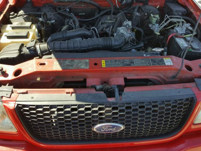 1FTYR14U92PA43368 - 2002 FORD RANGER SUP RED photo 7