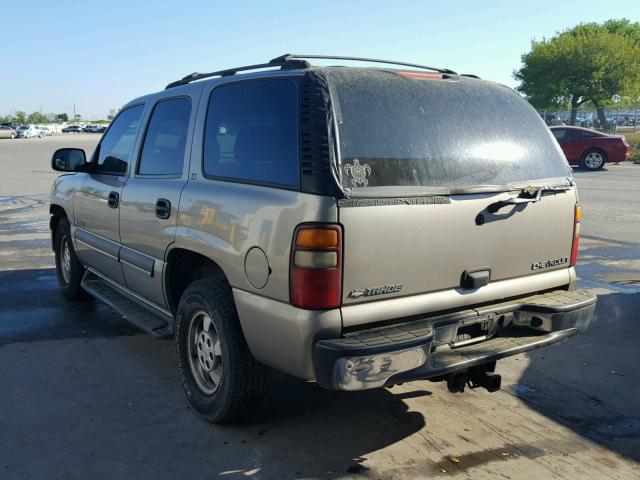 1GNEC13Z82R295593 - 2002 CHEVROLET TAHOE C150 GOLD photo 3