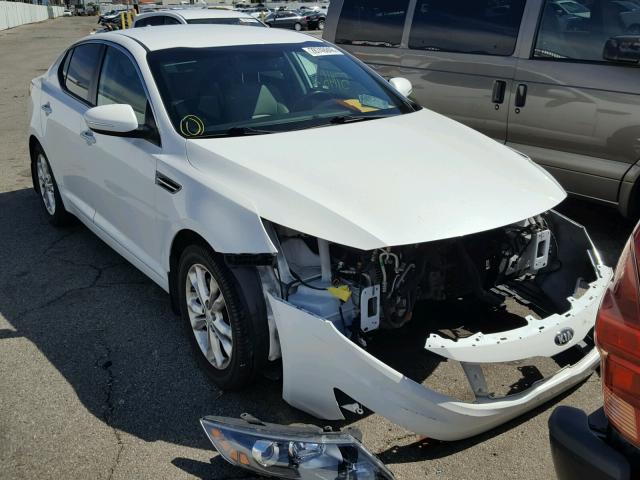 5XXGN4A7XDG242138 - 2013 KIA OPTIMA EX WHITE photo 1