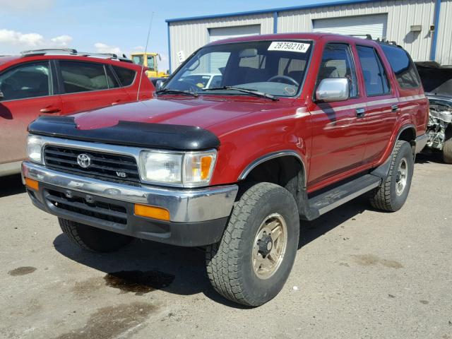 JT3VN39WXN0092181 - 1992 TOYOTA 4RUNNER VN RED photo 2