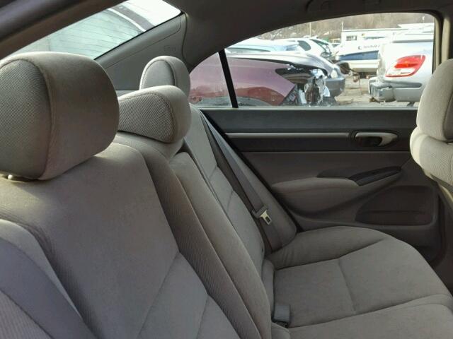 2HGFA15848H510520 - 2008 HONDA CIVIC EX თაფლისფერი ფოტო 6