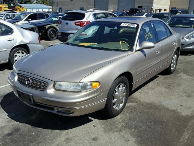 2G4WB55K221279918 - 2002 BUICK REGAL LS TAN photo 2