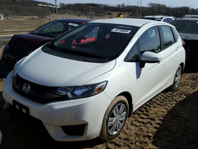 3HGGK5G59HM707583 - 2017 HONDA FIT LX WHITE photo 2