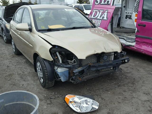 KMHCN45C69U320255 - 2009 HYUNDAI ACCENT GLS BEIGE photo 1