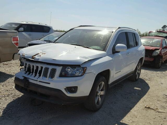 1C4NJCEAXGD676383 - 2016 JEEP COMPASS LA WHITE photo 2