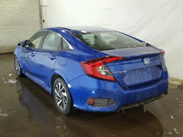 19XFC2F71GE229337 - 2016 HONDA CIVIC EX BLUE photo 3