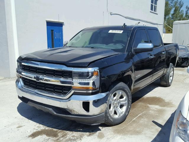 3GCPCREC0HG259771 - 2017 CHEVROLET SILVERADO BLACK photo 2