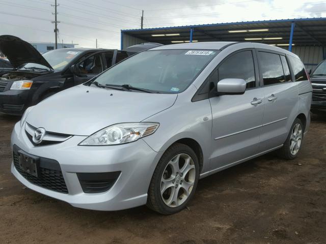 JM1CR293090356487 - 2009 MAZDA 5 SILVER photo 2