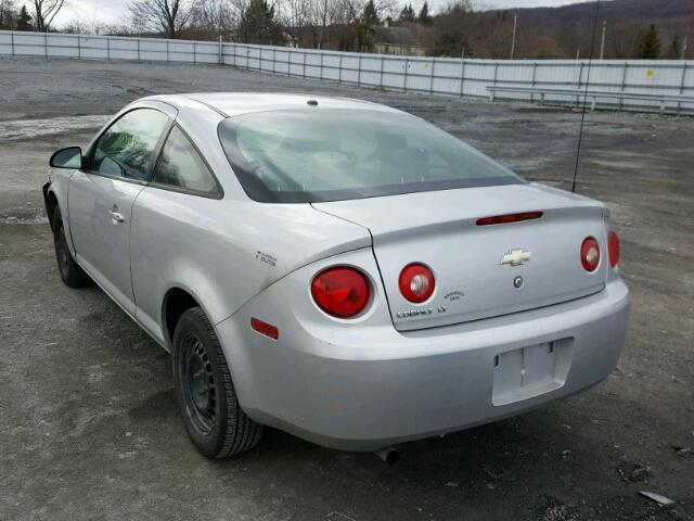 1G1AL18F387163831 - 2008 CHEVROLET COBALT LT GRAY photo 3