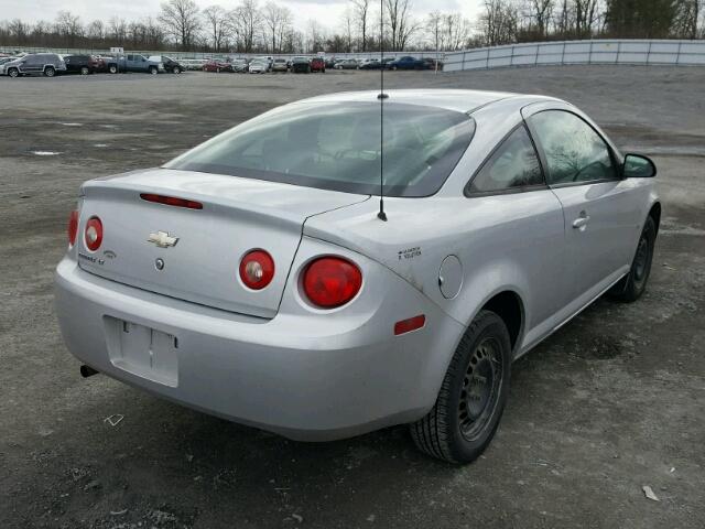 1G1AL18F387163831 - 2008 CHEVROLET COBALT LT GRAY photo 4