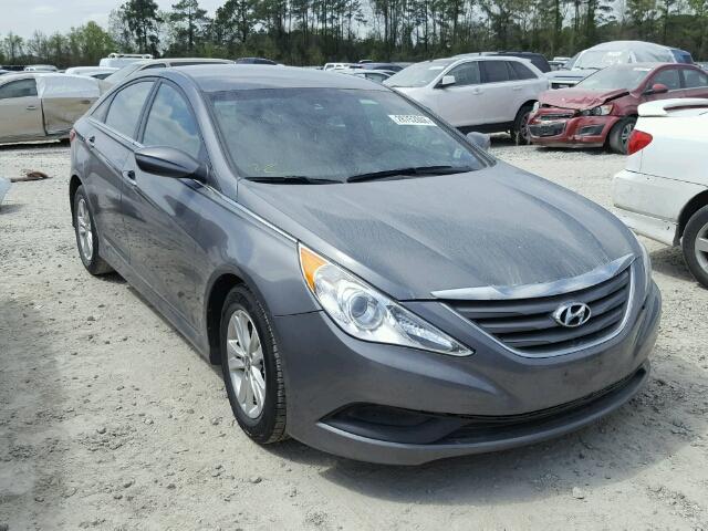 5NPEB4AC4EH890142 - 2014 HYUNDAI SONATA GLS GRAY photo 1