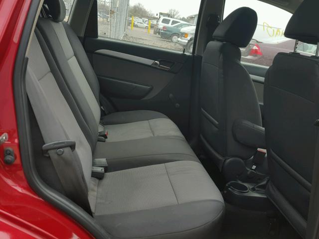 KL1TD6DE5AB096392 - 2010 CHEVROLET AVEO LS RED photo 6