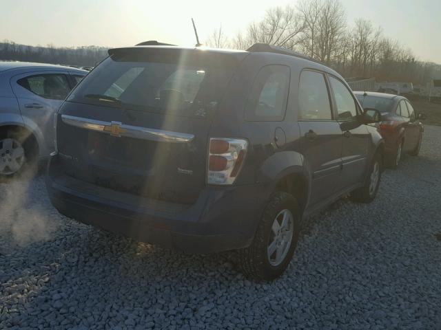 2CNDL13F786322485 - 2008 CHEVROLET EQUINOX LS BLUE photo 4