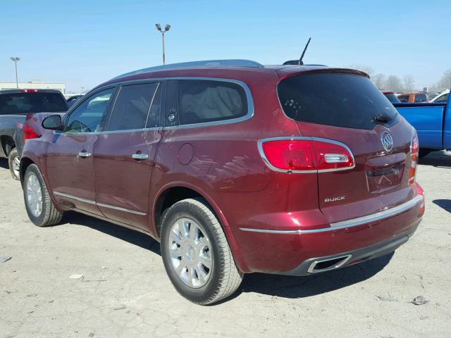 5GAKRBKD5HJ322957 - 2017 BUICK ENCLAVE RED photo 3