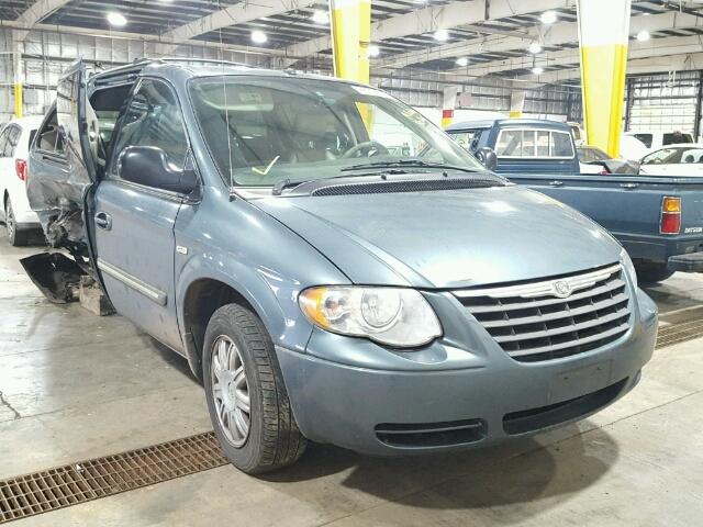 2A4GP54L27R195623 - 2007 CHRYSLER TOWN & COU BLUE photo 1