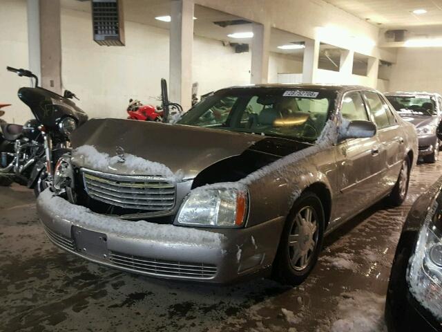 1G6KD54Y74U257300 - 2004 CADILLAC DEVILLE GOLD photo 2