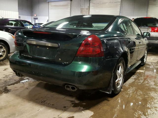 2G2WS522441295490 - 2004 PONTIAC GRAND PRIX GREEN photo 4