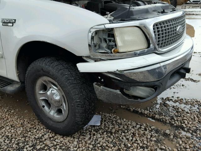 1FMPU18L6XLB41196 - 1999 FORD EXPEDITION WHITE photo 9