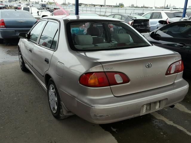 1NXBR12E1WZ080631 - 1998 TOYOTA COROLLA VE TAN photo 3