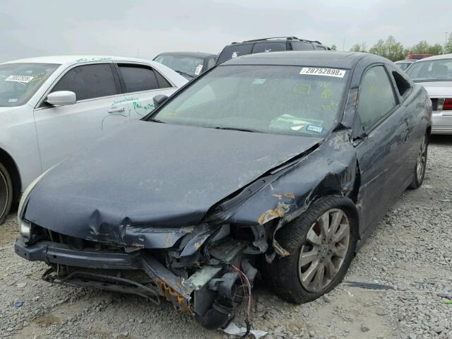 1HGCM82637A007337 - 2007 HONDA ACCORD EX BLUE photo 2