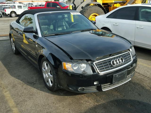 WAUAC48H26K002677 - 2006 AUDI A4 1.8 CAB BLACK photo 1