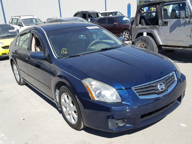 1N4BA41E67C800842 - 2007 NISSAN MAXIMA SE BLUE photo 1