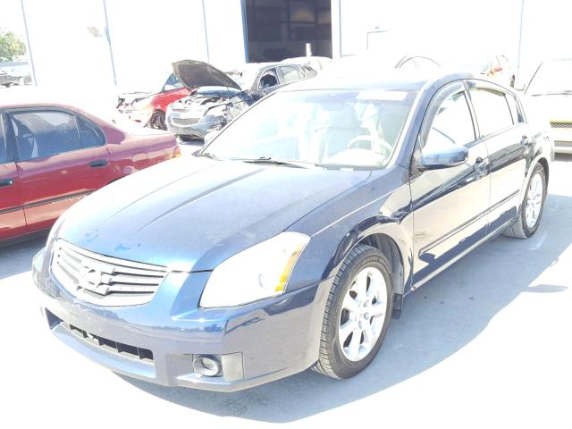 1N4BA41E67C800842 - 2007 NISSAN MAXIMA SE BLUE photo 2