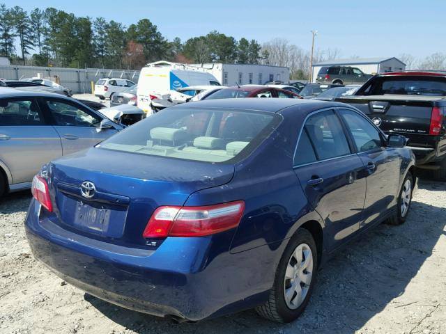 4T1BE46KX7U152070 - 2007 TOYOTA CAMRY NEW BLUE photo 4