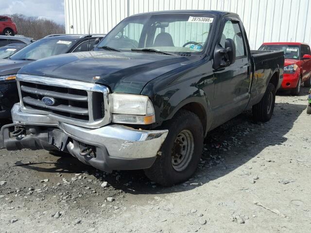 1FTNF20LX2ED15632 - 2002 FORD F250 SUPER GREEN photo 2