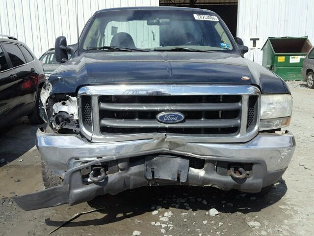 1FTNF20LX2ED15632 - 2002 FORD F250 SUPER GREEN photo 9