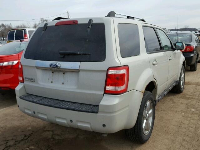 1FMCU04G29KA93948 - 2009 FORD ESCAPE LIM SILVER photo 4