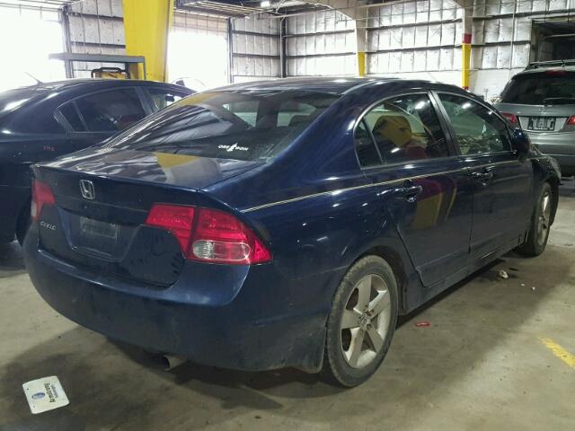 2HGFA16908H523577 - 2008 HONDA CIVIC SEDN BLUE photo 4