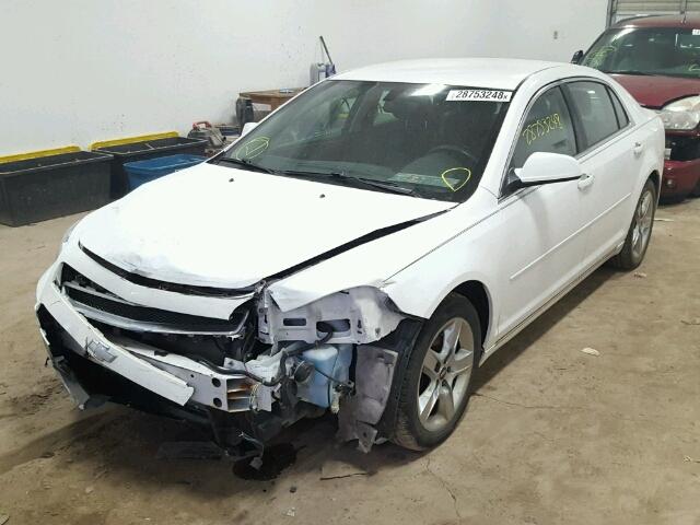 1G1ZC5E09AF243222 - 2010 CHEVROLET MALIBU 1LT WHITE photo 2