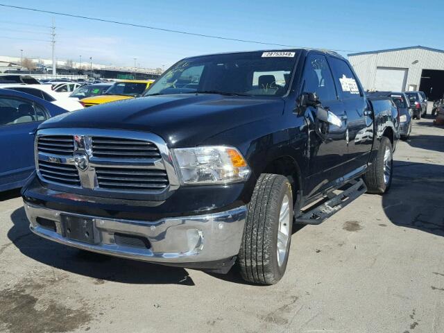 1C6RR7LTXES406415 - 2014 RAM 1500 SLT BLACK photo 2