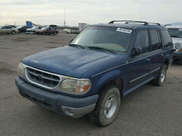 1FMZU63E5YZB73389 - 2000 FORD EXPLORER X BLUE photo 2